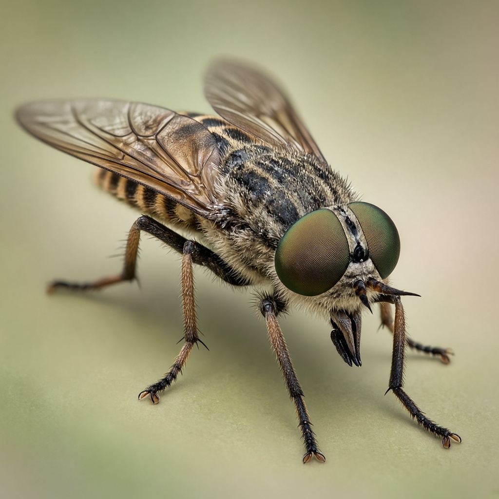 Horsefly photo for painful bug bite identification